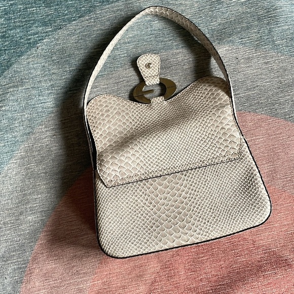 Guess Snakeskin Y2K 90s Shoulder Purse - Picture 11 of 16